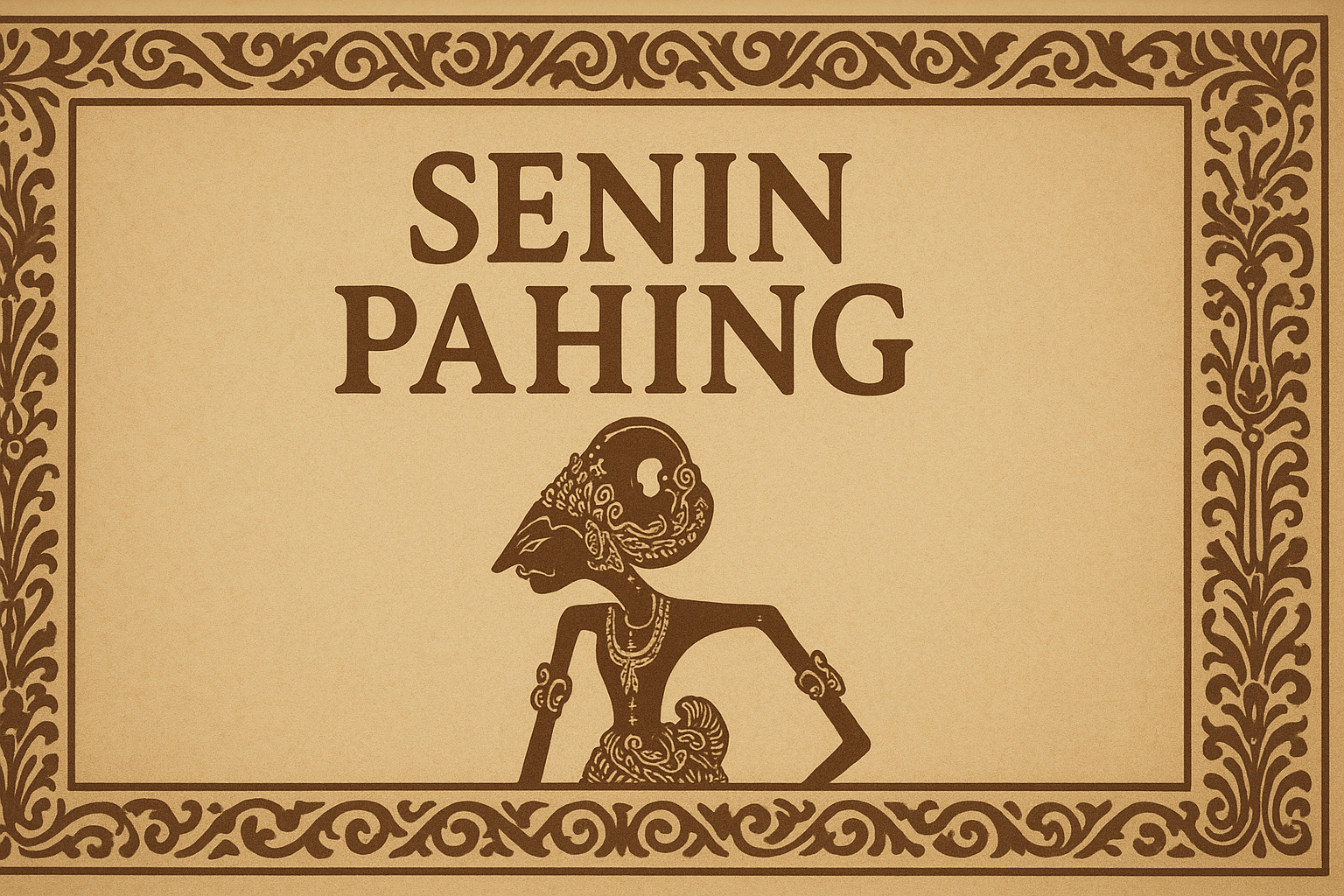 kalender jawa weton senin pahing